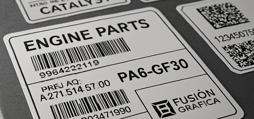 Impresión de etiquetas automotrices en Ramos Arizpe