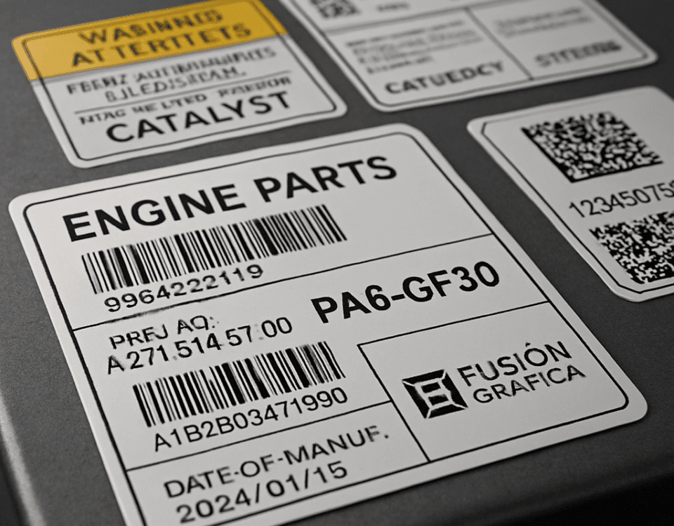 Impresión de etiquetas automotrices en Ramos Arizpe