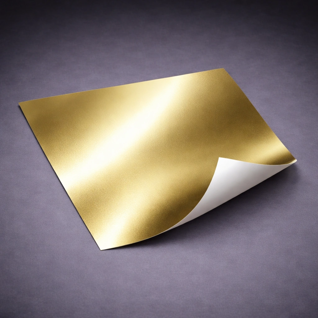 Material metalizado para etiquetas premium