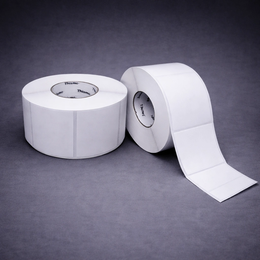 Etiqueta en rollo industrial