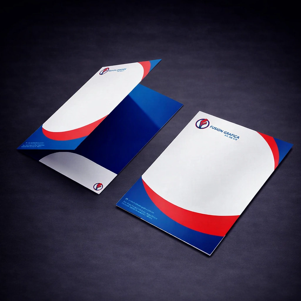 Folders corporativos impresos